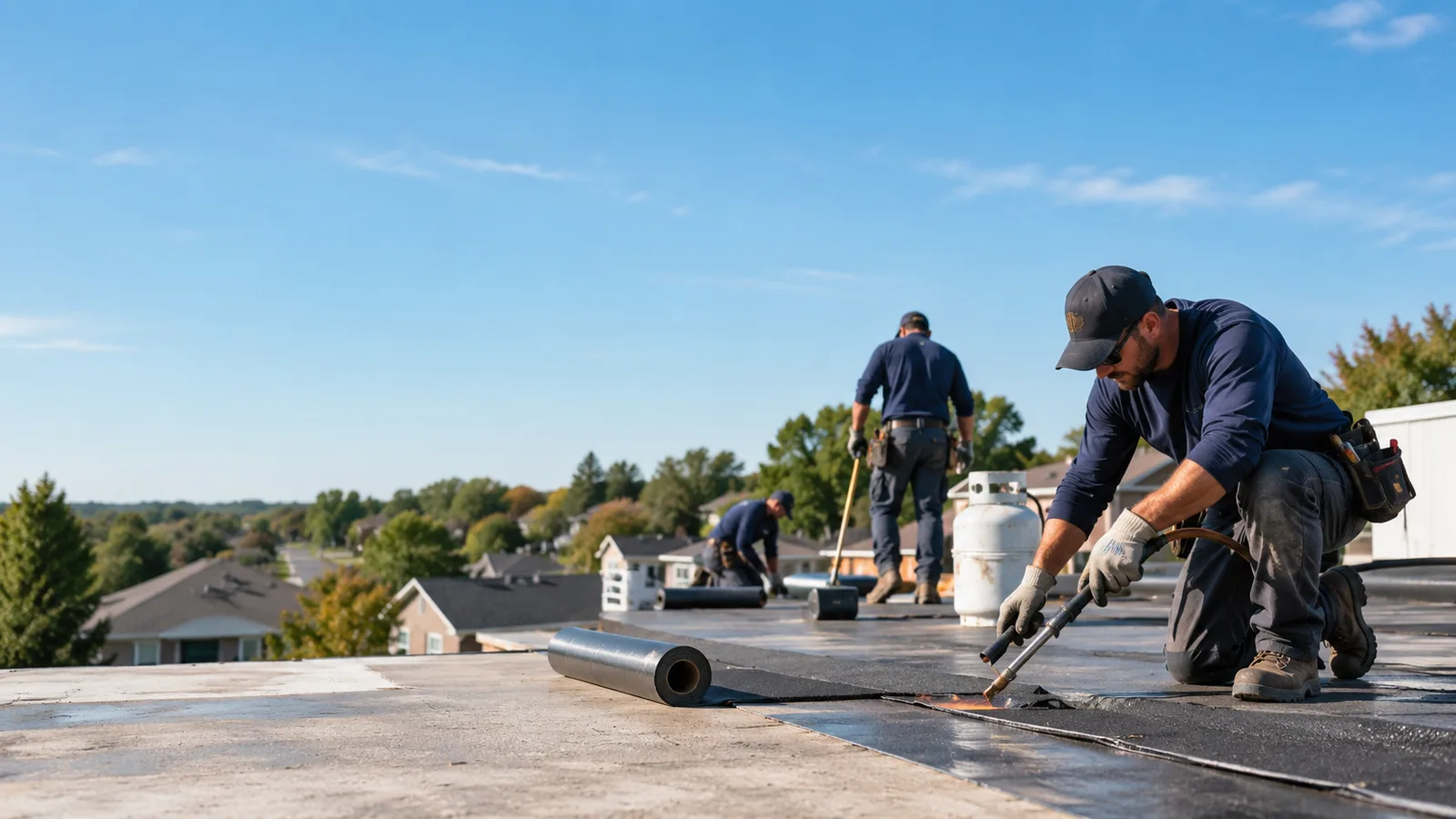 Flat Roof Leak Repair providers in Rio, IL